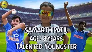 8 Years Old - Samarth Patil - Born Talent &hearts; - Underarm Box Cricket 🏏