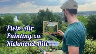 Painting on Richmond Hill in the footsteps of J.M.W. Turner. Plein-Air Tutorial
