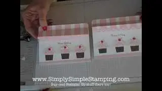 Simply Simple FLASH CARD 2.0 Cupcake Store Front by Connie Stewart