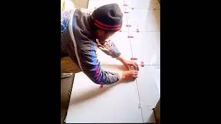 how to install ceramic tiles in bedroom!! amazing tile work!! tile lagani ka assan tarika