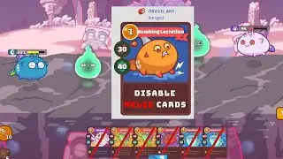 Numbing Lecretion disable melee cards | Axie Infinity