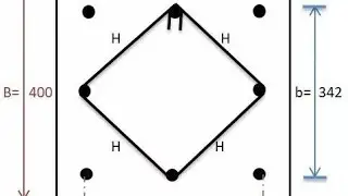 Dimond Stirrups cutting length of bbs #bbs #stirrups #link #ring #column #beam
