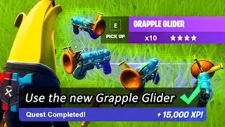 GRAPPLE GLIDER Locations & Gameplay (Fortnite)