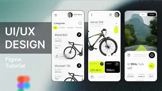 How to make BICYCLE App in Figma #figmatutorial