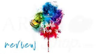 ECOLINE brush pen // Royal Talens // акварель в маркерах?