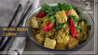 Tempeh Mungbean Curry | Vegan Fitness Recipe 🌱