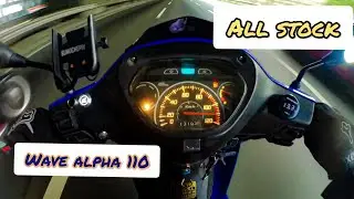 Topspeed honda wave alpa 110.