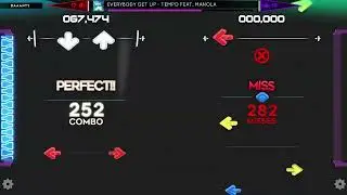[StepManiaX] Everybody Get Up (HARD+/WILD)