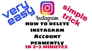 How to delete Instagram Account permently ||Delete Account By Monty's Gaming||