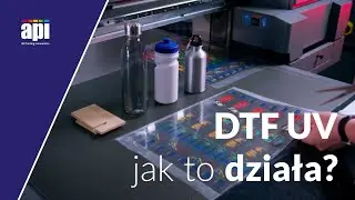 DTF UV - jak to działa? Druk na drukarce Gongzheng H0906I