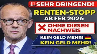 Renten-Update 2026 | Drohender Stopp f&uuml;r Zahlungen | Jetzt Nachweis vorlegen!