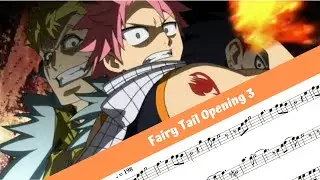 Fairy Tail Opening 3 (Flute)