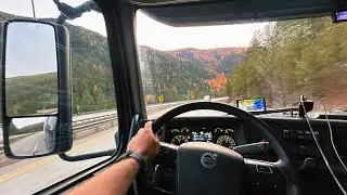 POV Mountain Truck Drive | Scenic American Roads | Volvo VNL 760