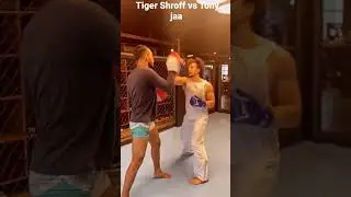 Tiger shroff training with Tony jaa.