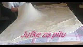 Jufke za pitu / Kore za pitu - vučeno testo tanko kao papir, korak po korak, detaljno obja&scaron;njenje