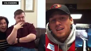 San Francisco 49ers punter gives lifelong friend a big Christmas surprise | ESPN