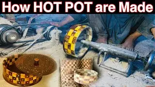 How wooden hotpot are made : very beautiful hotpot making