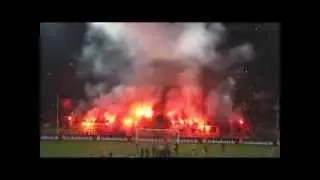 ULTRAS DYNAMO DRESDEN Pyro Show (Ultras Dynamo, Dynamo Dresden Supporters)