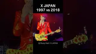 엑스재팬 라이브 비교 #xjapan #rustynail #toshl #yoshiki #hide