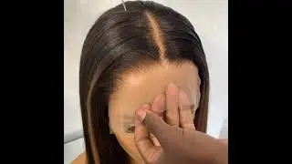 Affordable human hair wigs free parting style! Invisible hand tied knots on the HD lace closure!