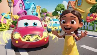 Six Little Toy Cars Beep Beep Beep | Nursery Rhymes for Kids & Baby Songs