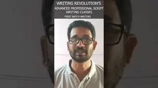 Writing Revolution's online advanced professional script writing classes by Naga Venkat