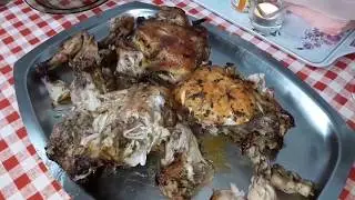 Pui umplut cu bacon, la cuptor - Bucătăria lui Petre