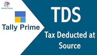Tally Prime TDS Tutorial Tamil | GST & Tax Deducted at Source Entries