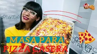Masa para pizza casera (MEGA DELICIOSA MASA PARA PIZZA) / Pansteleria