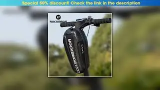First Look ROCKBROS Universal Electric Scooter Head Handle Bag Hard Shell Bag Electric Scooter Bag&bull;