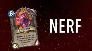 Hearthstone - Kazakusan Nerf TODAY