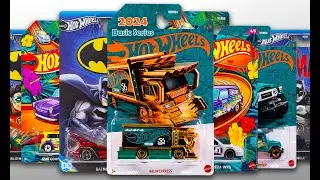 Showcase - Hot Wheels Carculture 2 Packs, Spring Set, Batman Series, Pearl & Chrome, Porsche 930.