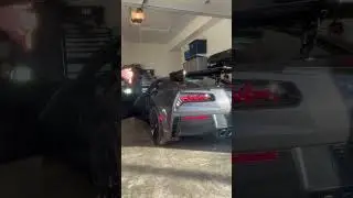 Corvette c7 aventador project is back from getting tuned and dynoed!!!!!