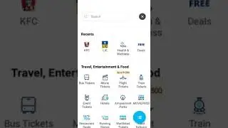 Catch the paytm cash back from KFC