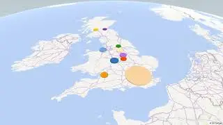 Excel 3D Map of the UK