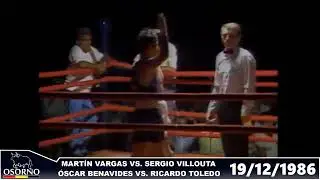 (9) Mart&iacute;n Vargas VS. Sergio Villouta  / &Oacute;scar Benavides VS. Ricardo Toledo (19/12/86)