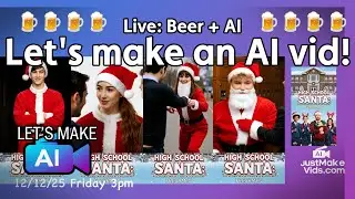 Let's make an AI video together.  YOU'RE INVITED! #livevideo #livevideostreaming #aivideo