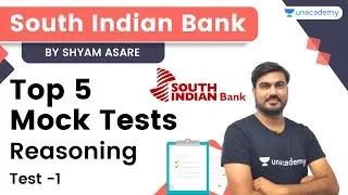 South Indian Bank Top 5 Mock Tests | Bank Exams | Shyam Asare  | Bank Pro