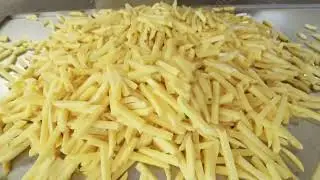 French fries production line