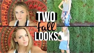 TWO MAKEUP AND OUTFIT LOOKS for FALL