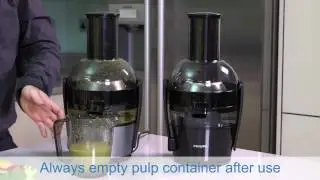 How to use your Philips Juicer