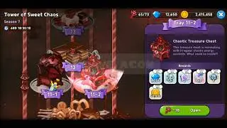 Great Reward From Season 7 Tower of Sweet Chaos  Tray 11 1-2 Cookie Run Kingdom Reward Claimed.