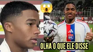OLHA O QUE ENDRICK FALOU AP&Oacute;S O PRIMEIRO HAT TRICK NA FRAN&Ccedil;A HOJE 😱