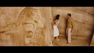 Simon and Linnet Kiss Scene   Death on the Nile love