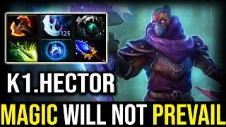 K1.Hector [Anti Mage] Gameplay EZ FARM EZ LIFE For Pos 1 Players Dota 2
