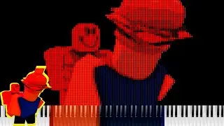 PLEAD &ndash; Roblox Forsaken 🎹 | Piano Remix + MIDI Art Animation #piano #pianomusic #music #animation