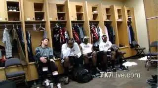 MIAMI HEAT LOCKER ROOM PRE GAME 2 NBA FINALS 2012