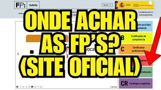 O SITE OFICIAL PARA ACHAR FP NA ESPANHA: Onde encontrar os Cursos Técnicos (Passo a Passo) 💻🇪🇸