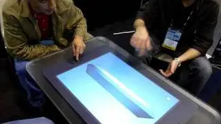 D&eacute;mo d'une table tactile pour la CAO 3D SOLIDWORKS