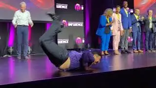 John Chen Does The Worm at National Speakers Associations Certified Speaking Professional Awards